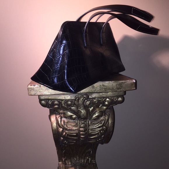 Fun mini handbag! Animal print! Brown/black - Picture 3 of 8